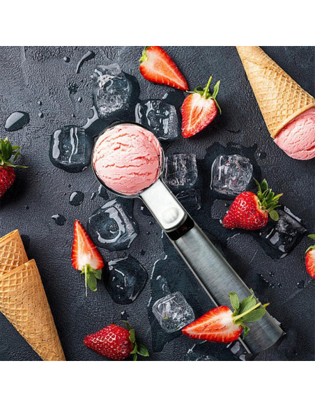 Cuchara de Helado Acero Inoxidable Tuneijue 16.8cm Ergonómica
