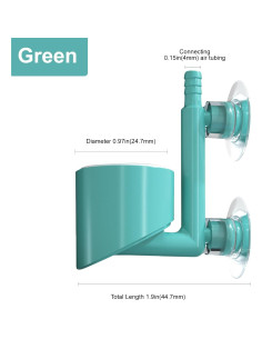 Piedra de aire para acuario RINJUN JK-003A3, burbujeador verde 2