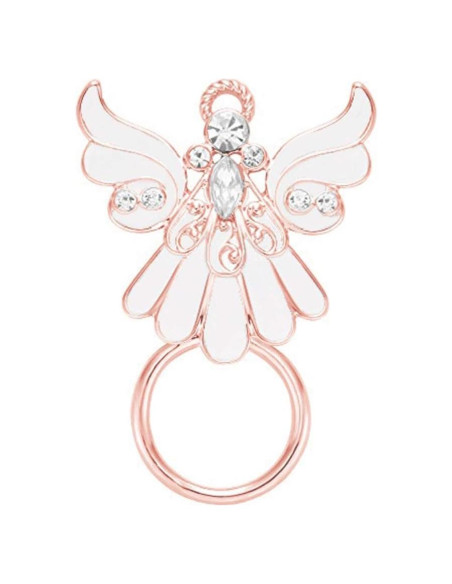 Alfiler de Cristal Claro NOUMANDA Alas de Ángel Soporte Gafas