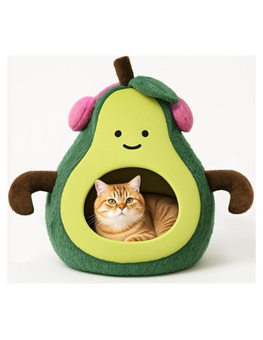 Cama para Gatos y Perros Pequeños MOYMO Aguacate 48 cm
