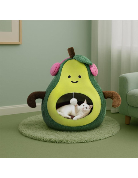 Cama para Gatos y Perros Pequeños MOYMO Aguacate 48 cm