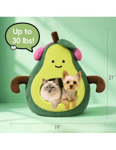 Cama para Gatos y Perros Pequeños MOYMO Aguacate 48 cm