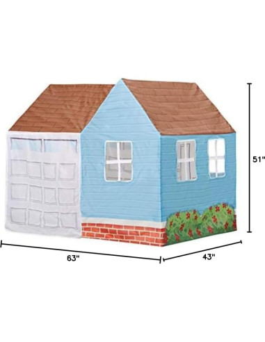 Carpa Kid Trax Azul para Niños - Juguete Interior/Exterior