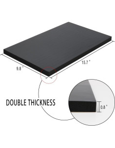 Protector de Pared de Garaje GUEQUITLEX Espuma 2 Piezas 400x250mm 2