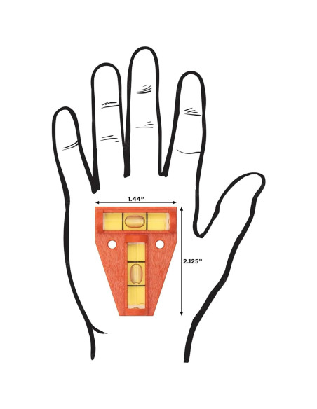 Nivel de Comprobación Cruzada Johnson 125 Naranja 1 Nivel