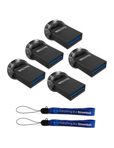 SanDisk Ultra Fit USB 3.1 128GB - Paquete de 5 Unidades