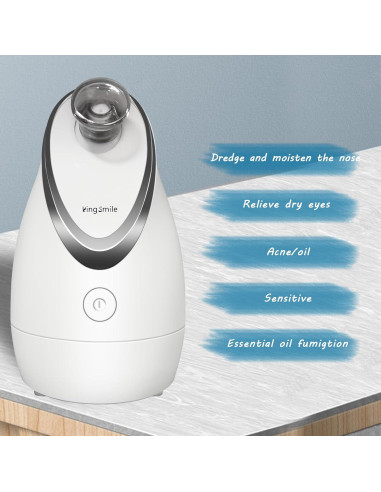 Vaporizador Facial Kingsmile KS-2300 Compacto 3 en 1 100ml