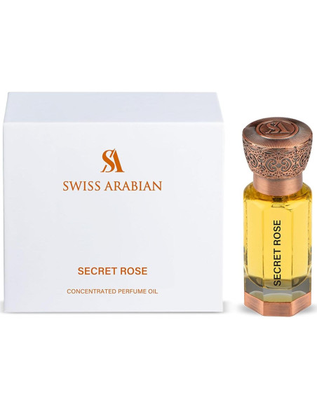 Aceite de Perfume Concentrado Swiss Arabian Rosa Secreta 11.34 ml