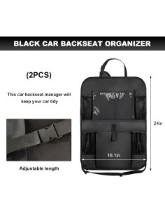 Organizador de Asiento Trasero de Coche NYTKL 2PCS Impermeable 2