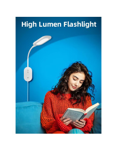 Lámpara de Lectura de Pared TOPMB con USB y 5 Niveles de Brillo 2