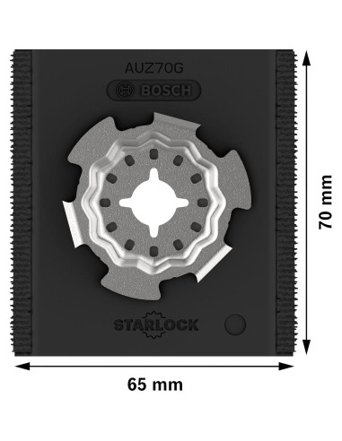 Accesorios Bosch Pro AUZ 70 G para herramienta multifuncional 5 piezas