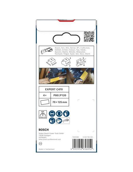 Accesorios Bosch Pro AUZ 70 G para herramienta multifuncional 5 piezas