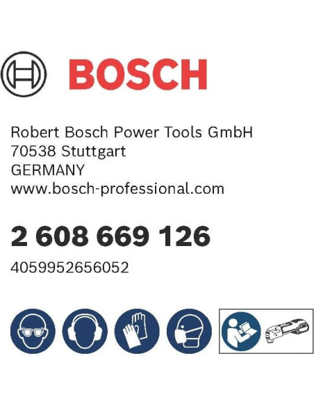 Accesorios Bosch Pro AUZ 70 G para herramienta multifuncional 5 piezas