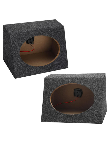 Caja de Altavoz Angulada BBTO para Coche 2 Pcs 15.24 x 22.86 cm