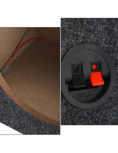 Caja de Altavoz Angulada BBTO para Coche 2 Pcs 15.24 x 22.86 cm