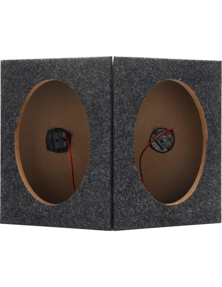 Caja de Altavoz Angulada BBTO para Coche 2 Pcs 15.24 x 22.86 cm