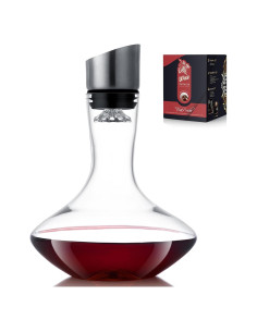 Decantador de Vino VnoPerito 1200ml con Aerador y Filtro