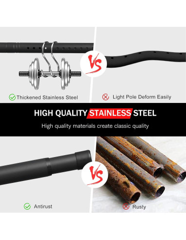 Barra de Seguridad Ajustable para Puerta Corredera Widyana 43.4-101.6 cm