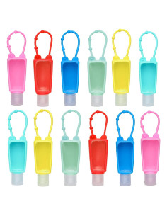 Paquete de 12 Botellas de Gel Antibacterial 30ml con Llavero