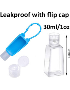 Paquete de 12 Botellas de Gel Antibacterial 30ml con Llavero 2