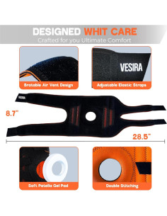 Férula para Rodilla Vesira con Estabilizadores y Compresión 2