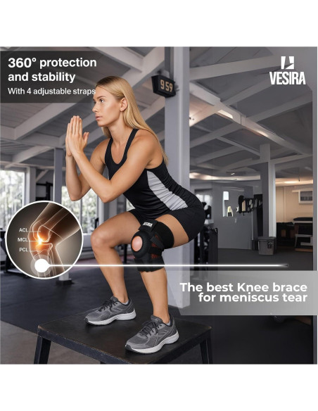 Férula para Rodilla Vesira con Estabilizadores y Compresión