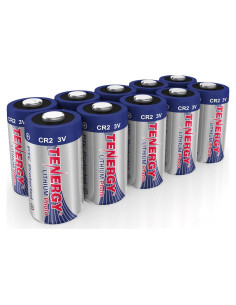 Batería de Litio CR2 3V Tenergy No Recargable Paquete de 10