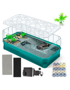 Acuario de Tortugas Binano 46.2x23.1x19.8cm con Filtro