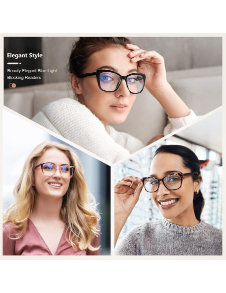 Gafas de Lectura Ojo de Gato EASY READ con Bloqueo Luz Azul Gafas de Lectura Ojo de Gato EASY READ con Bloqueo Luz Azul