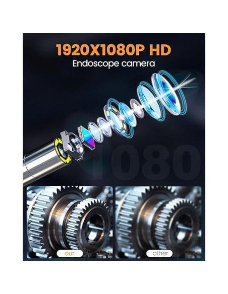 Endoscopio Articulado GOGOLUX 1920P IP67 6.2mm