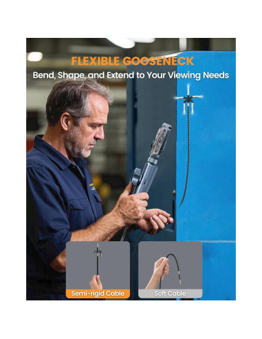 Endoscopio Articulado GOGOLUX 1920P IP67 6.2mm