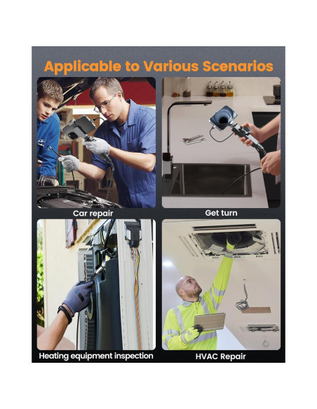 Endoscopio Articulado GOGOLUX 1920P IP67 6.2mm