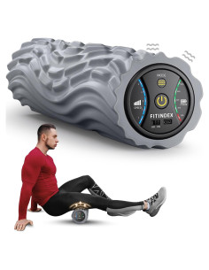Rodillo de Espuma Vibrante Fitindex 5 Velocidades Masaje Muscular