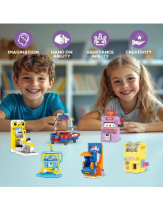 Set de Construcción Mini Consolas de Juego JMBricklayer 6 Piezas 2