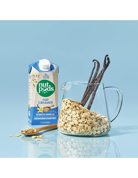 Crema de Avena Sin Azúcar Nutpods - 3 Paquetes de 330ml