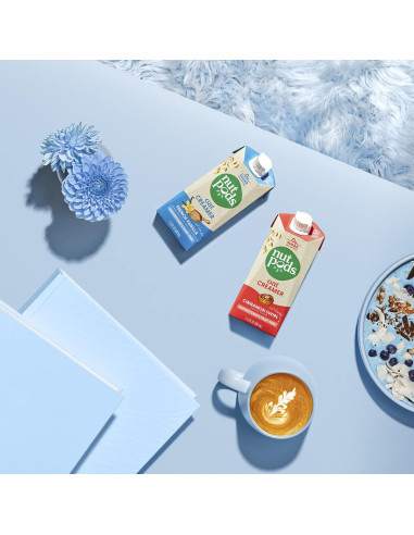 Crema de Avena Sin Azúcar Nutpods - 3 Paquetes de 330ml