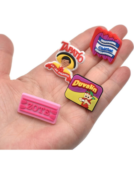24 Adornos para Lápices Mexicanos Pabucle - Clip Decorativo