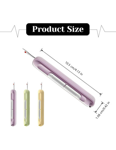3 Enhebradores de Agujas Suwzuqn 2 en 1 Automáticos para Costura