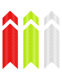 30 Calcomanías Reflectantes de Seguridad Abeillo - Flecha 6cm