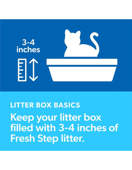 Arena Aglomerante para Gatos Fresh Step 37 lbs con Febreze