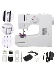 Máquina de Coser Mini Portátil T50 - 12 Puntadas y 3 Velocidades