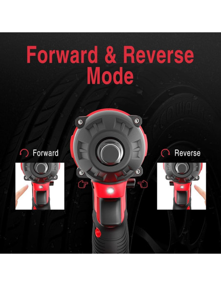 Destornillador de impacto inalámbrico PowerSmart 20V 2.0Ah 1/2"