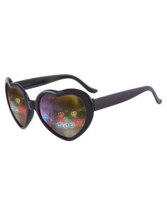 Gafas de sol LASPOR efecto corazón UV400 para mujeres
