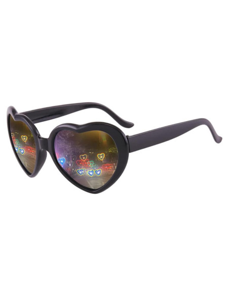 Gafas de sol LASPOR efecto corazón UV400 para mujeres
