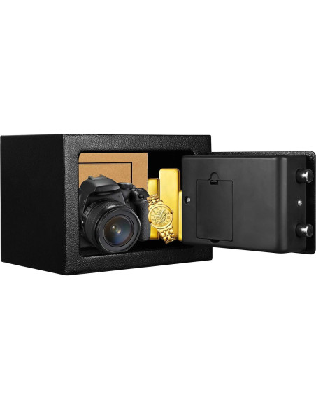 Caja Fuerte Tenamic Electrónica 0.23 Pies Cúbicos Negra