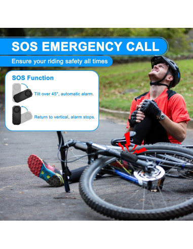 Alarma Antirrobo Cruxer para Bicicleta y Motocicleta 110dB