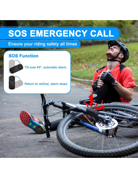 Alarma Antirrobo Cruxer para Bicicleta y Motocicleta 110dB