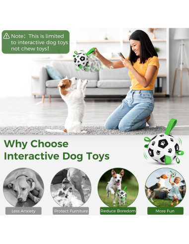 Pelota Interactiva para Perros QDAN con Control Remoto 330g