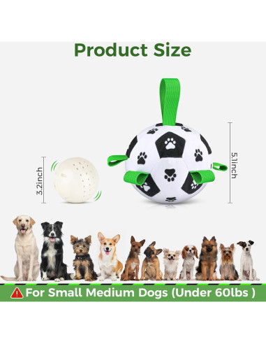 Pelota Interactiva para Perros QDAN con Control Remoto 330g