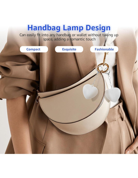 Luz de Corazón Brillante LYIYEYAN para Monedero LED Luz de Corazón Brillante LYIYEYAN para Monedero LED